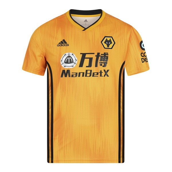 Camiseta Wolves Primera equipación 2019-2020 Amarillo